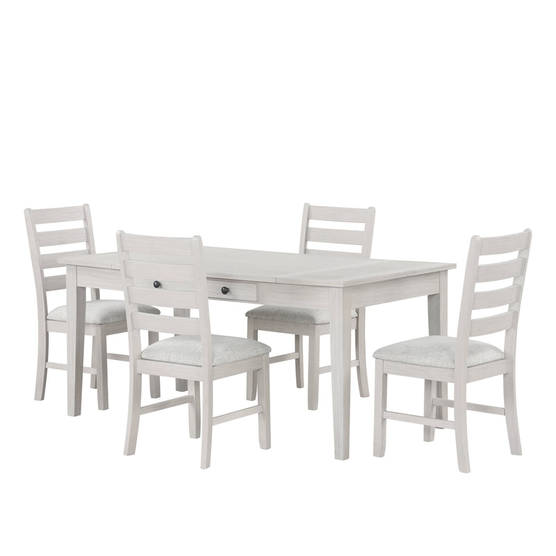 ECHO DINING TABLE AND 4 CHAIRS