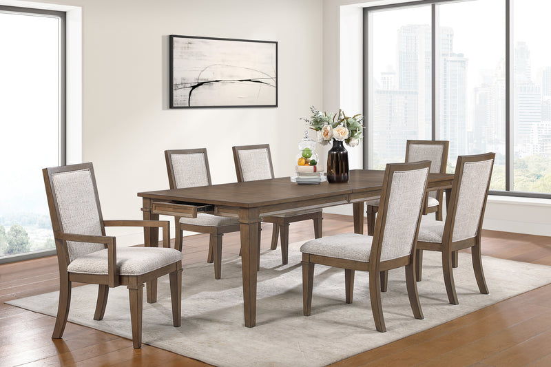MARIANA DINING TABLE W/ 4 CHAIRS & 2 ARM CHAIRS - VINTAGE MOC