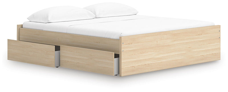 Onita King Platform Bed with 2 Side Storage