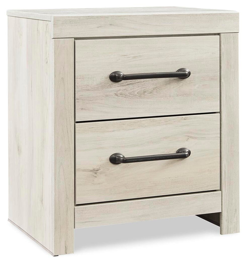 Cama doble Cambeck con tocador con espejo, cómoda y mesita de noche