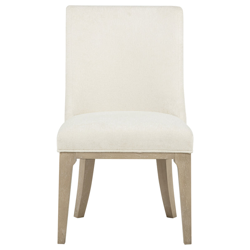 Lucaire Arched Upholstered Dining Side Chair Cream (Set of 2)