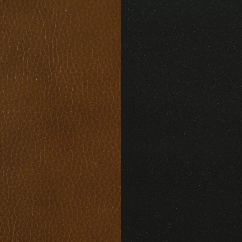 Vardon Genuine Leather Counter Height Chair Dark Brown (Set of 2)
