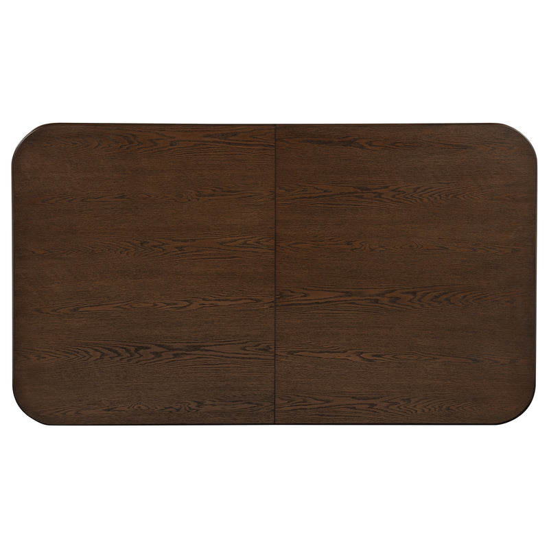 Faulkner 84-inch Extension Wood Dining Table Brown Oak