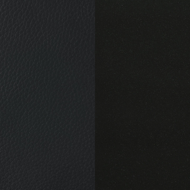 Vardon Genuine Leather Bar Stool Black (Set of 2)