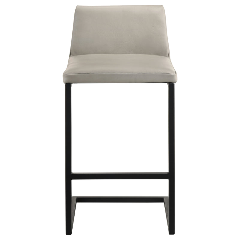 Vardon Genuine Leather Bar Stool Tan (Set of 2)