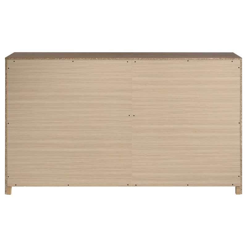 Etienne 6-drawer Bedroom Dresser Walnut