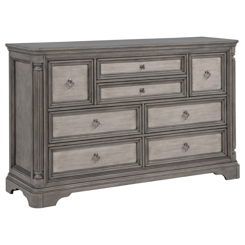 Cresswell 5-piece California King Storage Bedroom Set Taupe