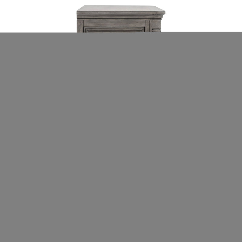 Cresswell 4-drawer Door Chest with Hidden Storage Weathered Taupe