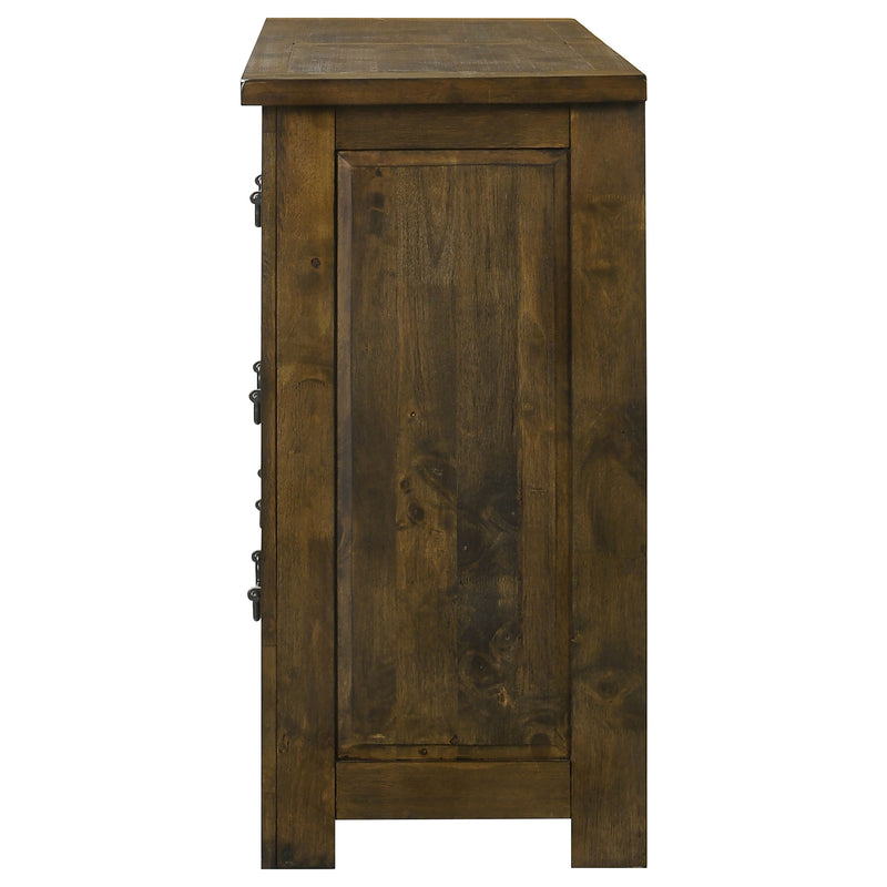 Doherty 6-drawer Bedroom Dresser Rustic Brown