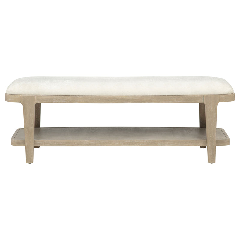Lucaire Upholstered Bedroom Bench Sandstone