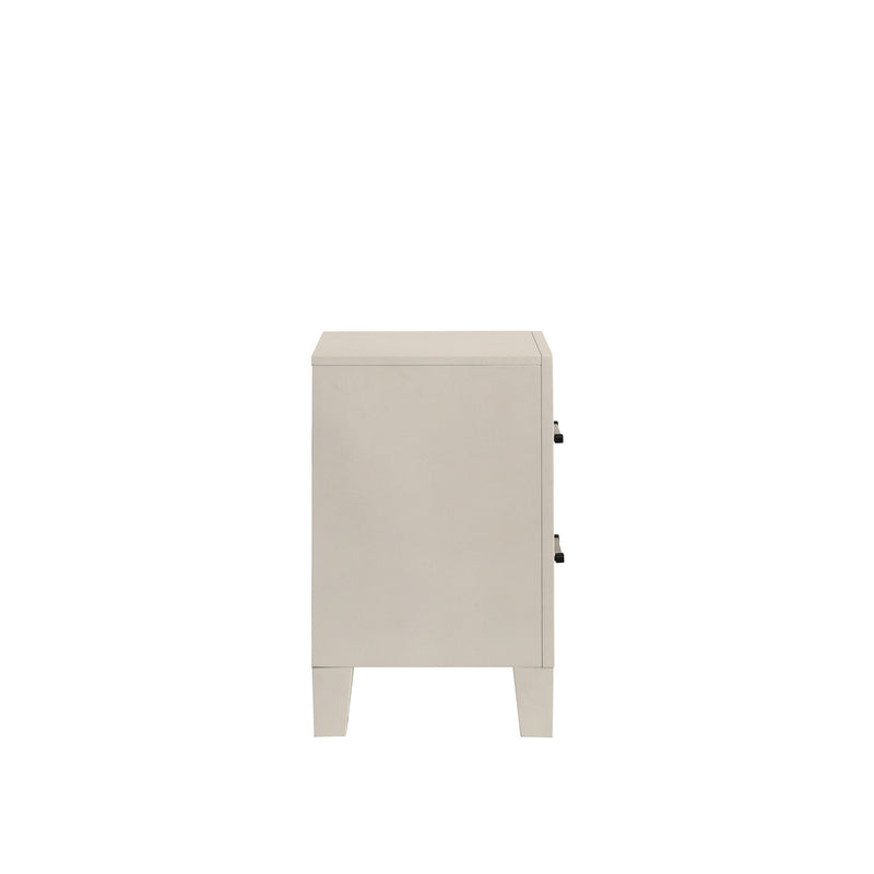 BALLARD 2 DRAWER NIGHTSTAND-WHITE