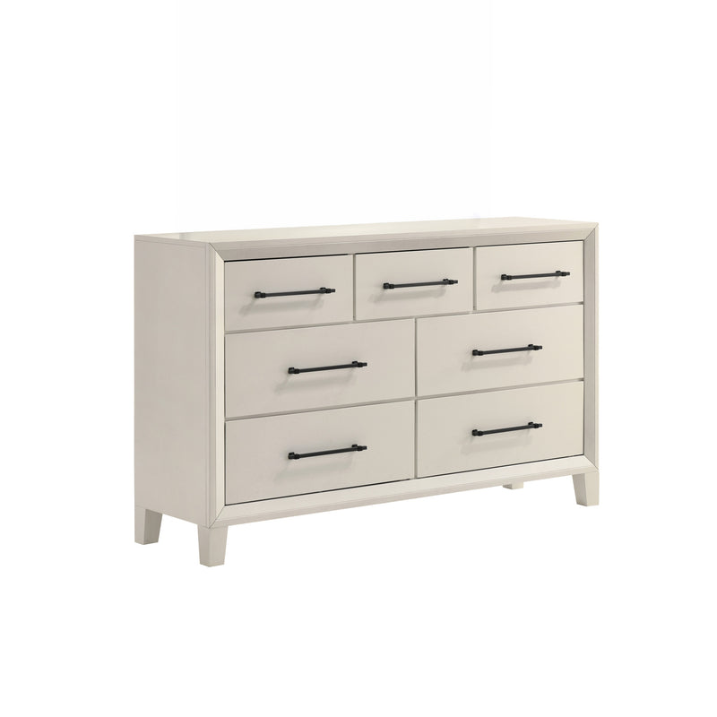 BALLARD 7 DRAWER DRESSER-WHITE