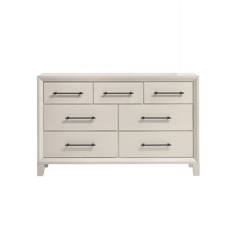 BALLARD 7 DRAWER DRESSER-WHITE