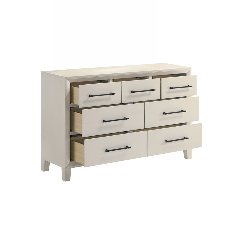 BALLARD 7 DRAWER DRESSER-WHITE