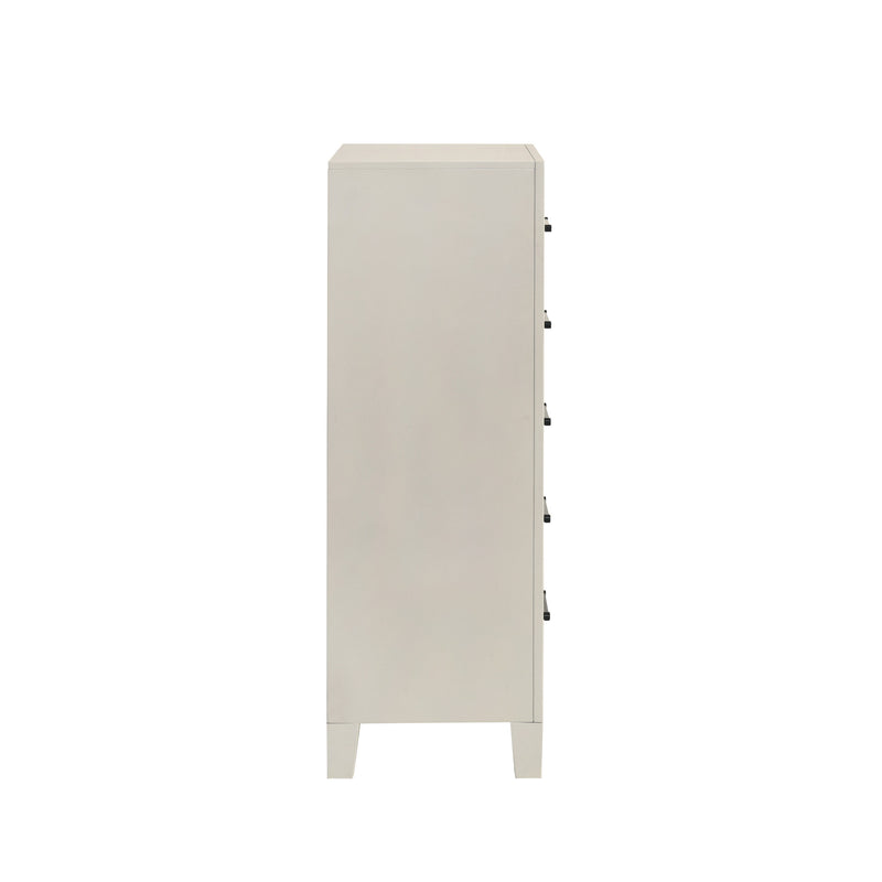 BALLARD 5 DRAWER CHEST-WHITE