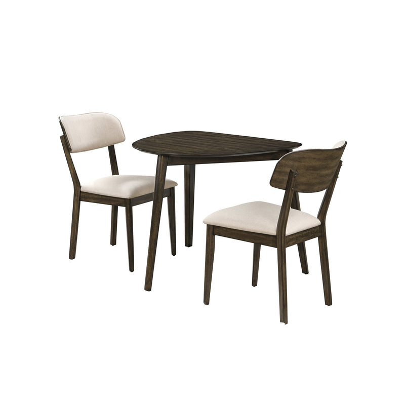 REX - GUITAR PICK CORNER TABLE W/ 2 CHAIRS