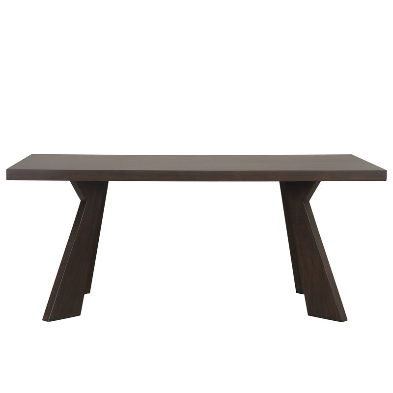 CHESTNUT RIDGE - 72" DINING TABLE + 6 CHAIRS