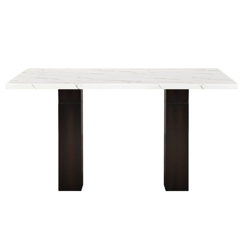 FAUST ADJUSTABLE TABLE W / 4 DINING CHAIR