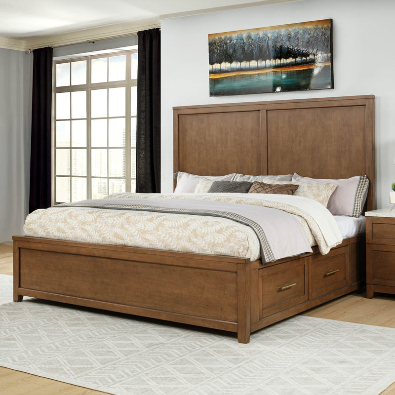 DEVONSHIRE PLATFORM STORAGE BED - 6/6 EASTERN KING BED ONLY