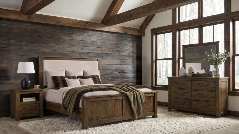 Doherty 4-piece Queen Bedroom Set Rustic Brown