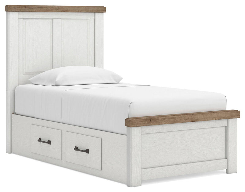 Savonport Twin Panel Bed with Storage