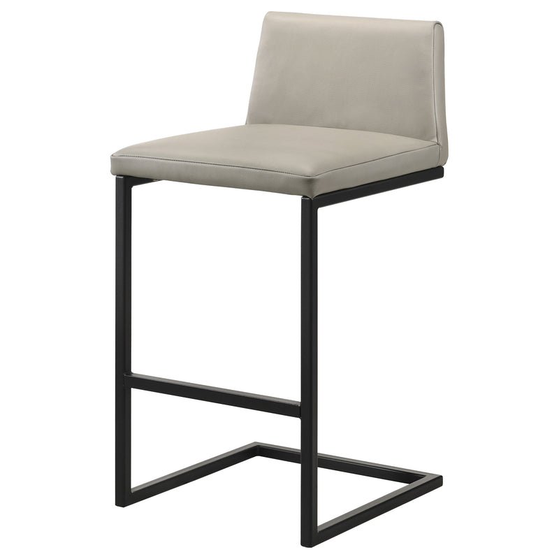 Vardon Genuine Leather Bar Stool Tan (Set of 2)