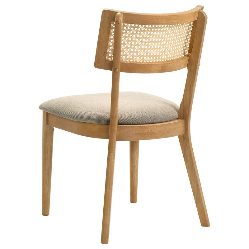 Fabra 7-piece 79-inch Rectangular Dining Set Honey Wheat