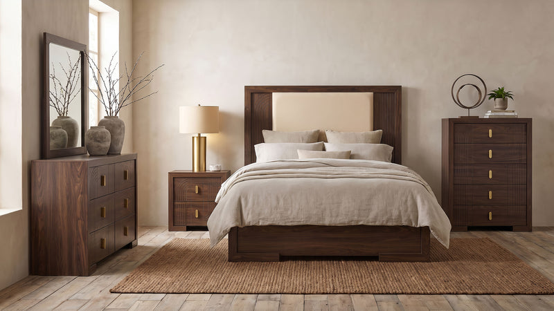 Etienne 6-drawer Bedroom Dresser Walnut