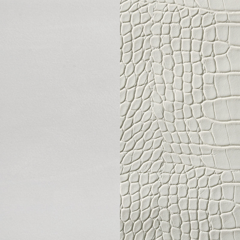 Barzini Upholstered Eastern King Wingback Bed White