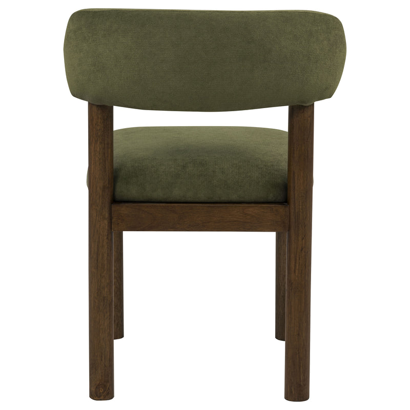 Faulkner Upholstered Dining Side Chair Moss Green (Set of 2)