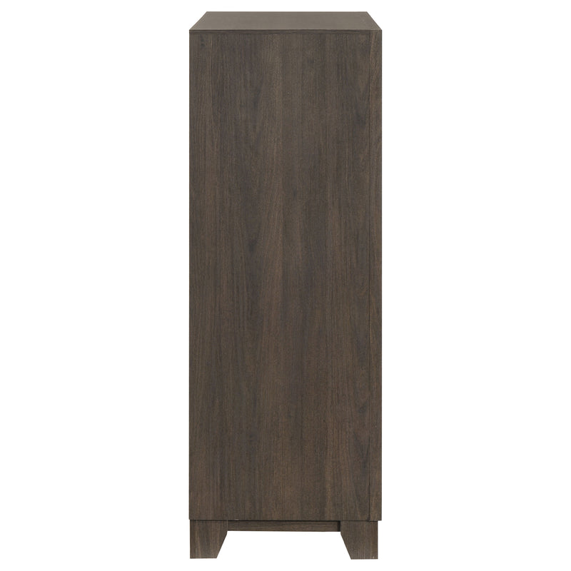 Farre 5-drawer Chest of Drawers Dark Brown