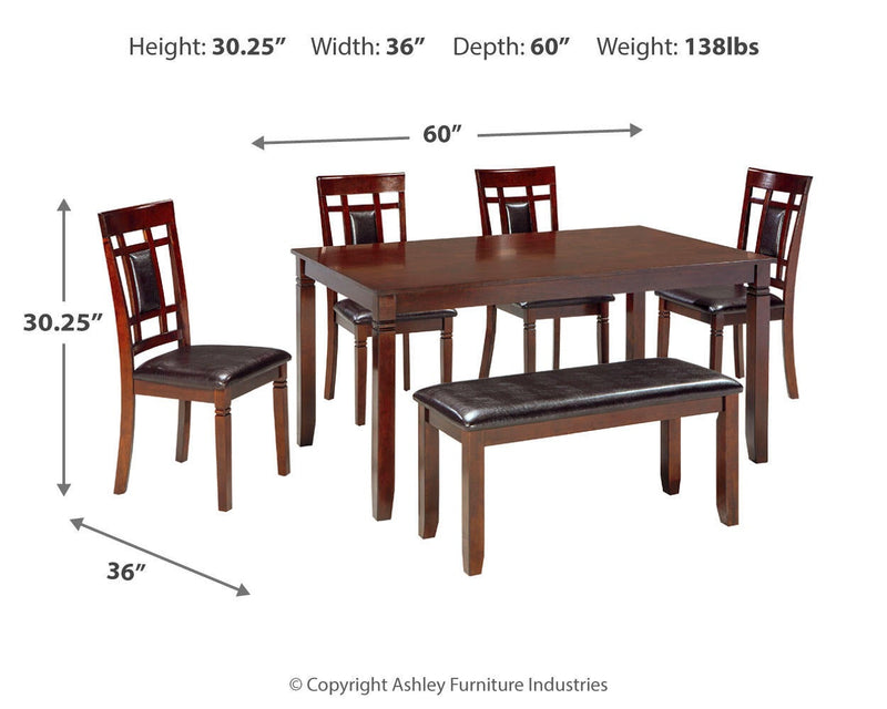 Juego de mesa de comedor Bennox (6 piezas)