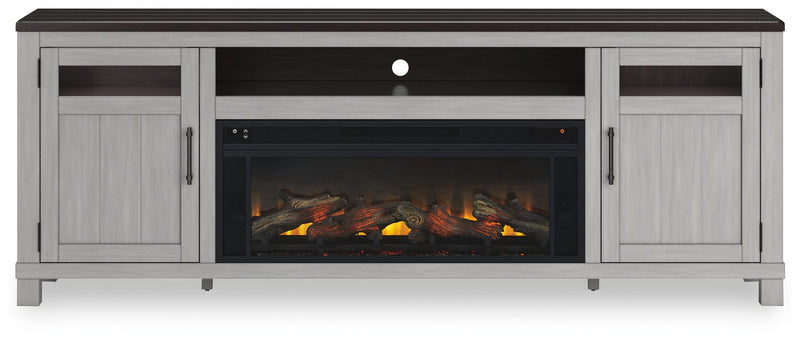 Mueble de TV Darborn de 88" con chimenea eléctrica