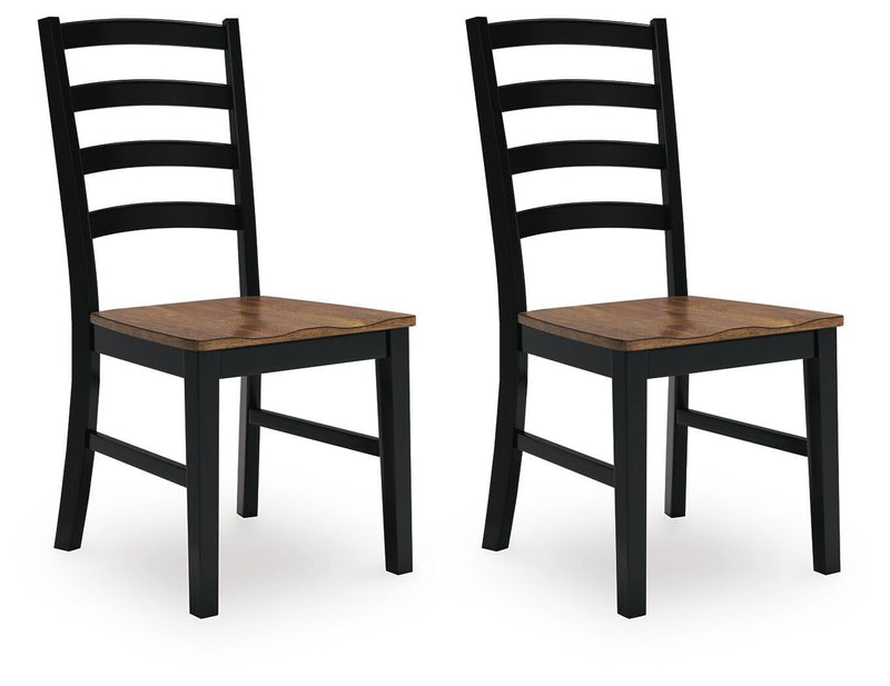 Silla auxiliar de comedor Wildenauer (2 piezas)