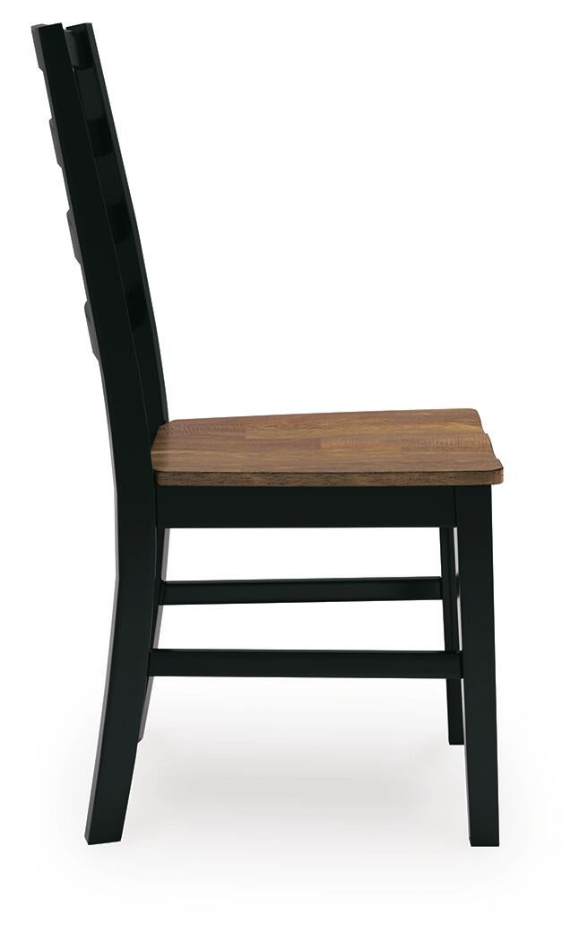 Silla auxiliar de comedor Wildenauer (2 piezas)
