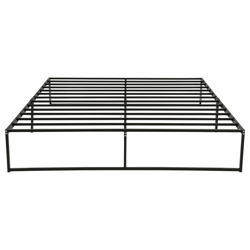 Gates Eastern King Heavy-Gauge Metal Platform Bed Frame Black