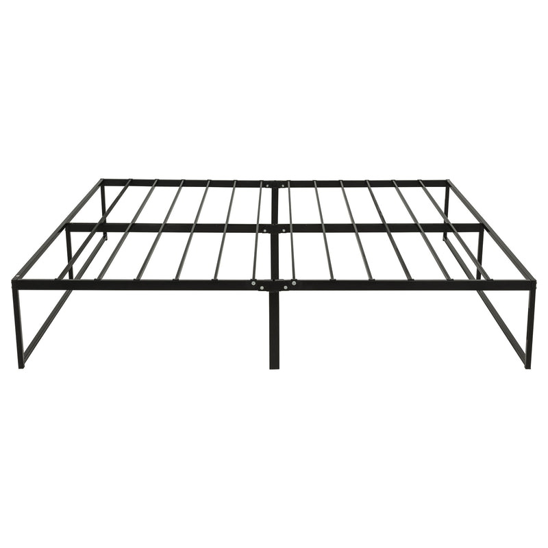 Gates Eastern King Heavy-Gauge Metal Platform Bed Frame Black