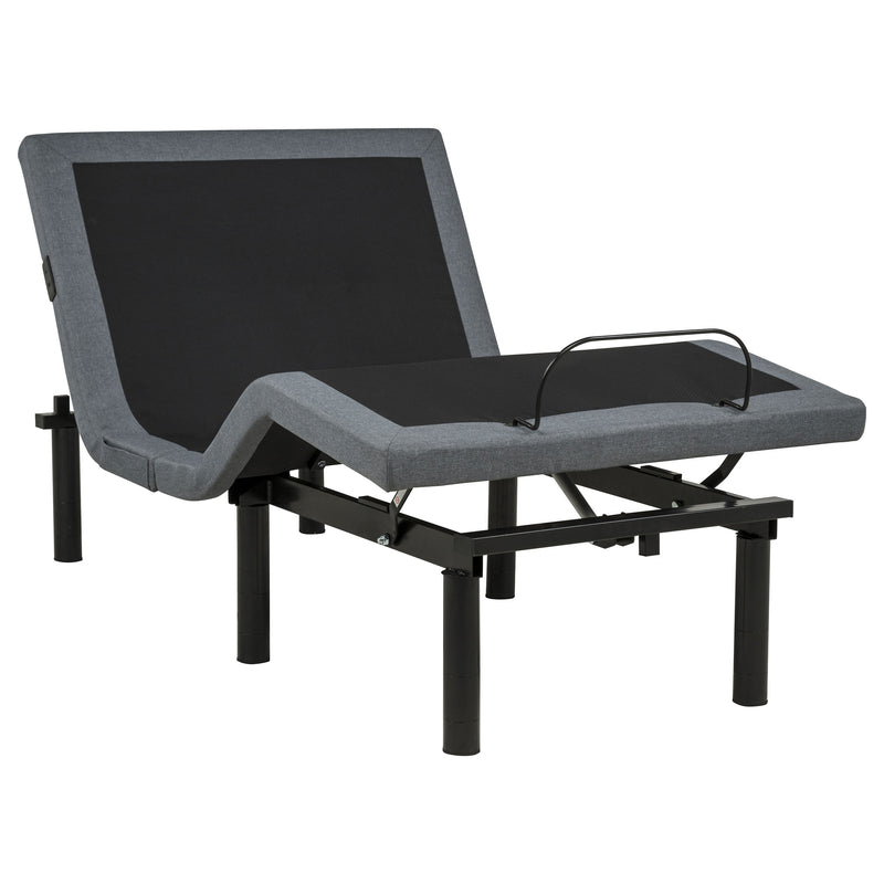 Weston Twin Dual-Motor Massage Adjustable Bed Base in Black and Grey