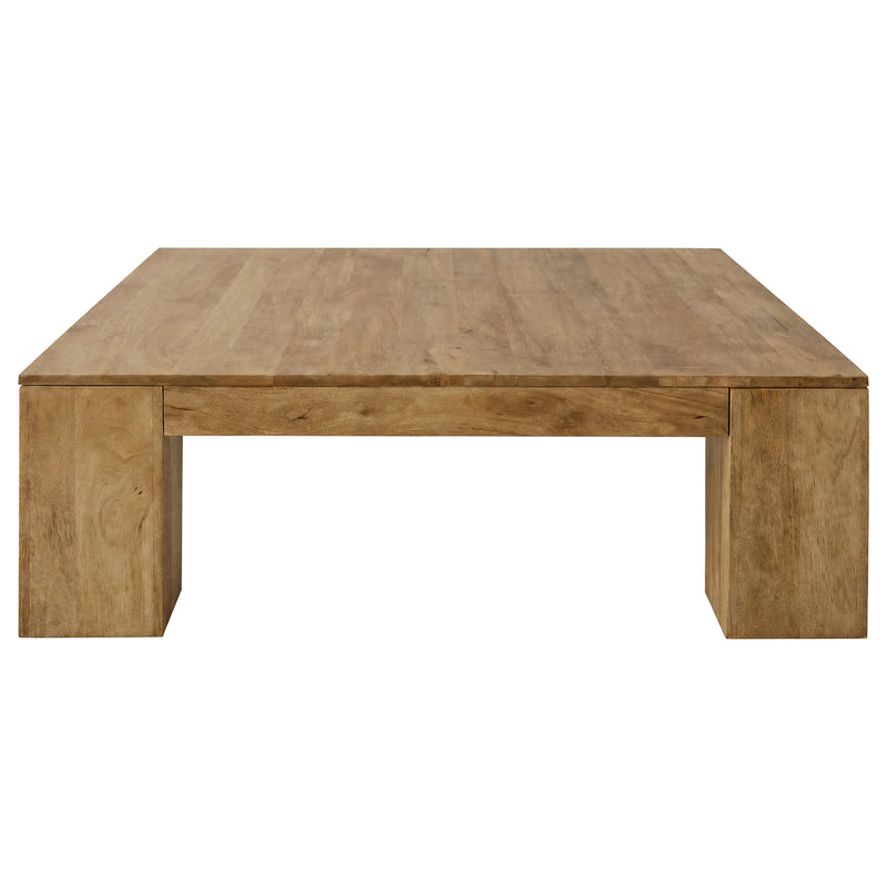 Butte Square Mango Wood Coffee Table Natural
