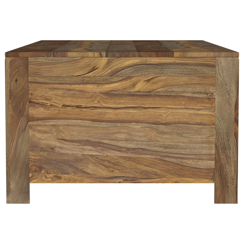 Esther 2-Piece Solid Sheesham Coffee and End Table Set Natural