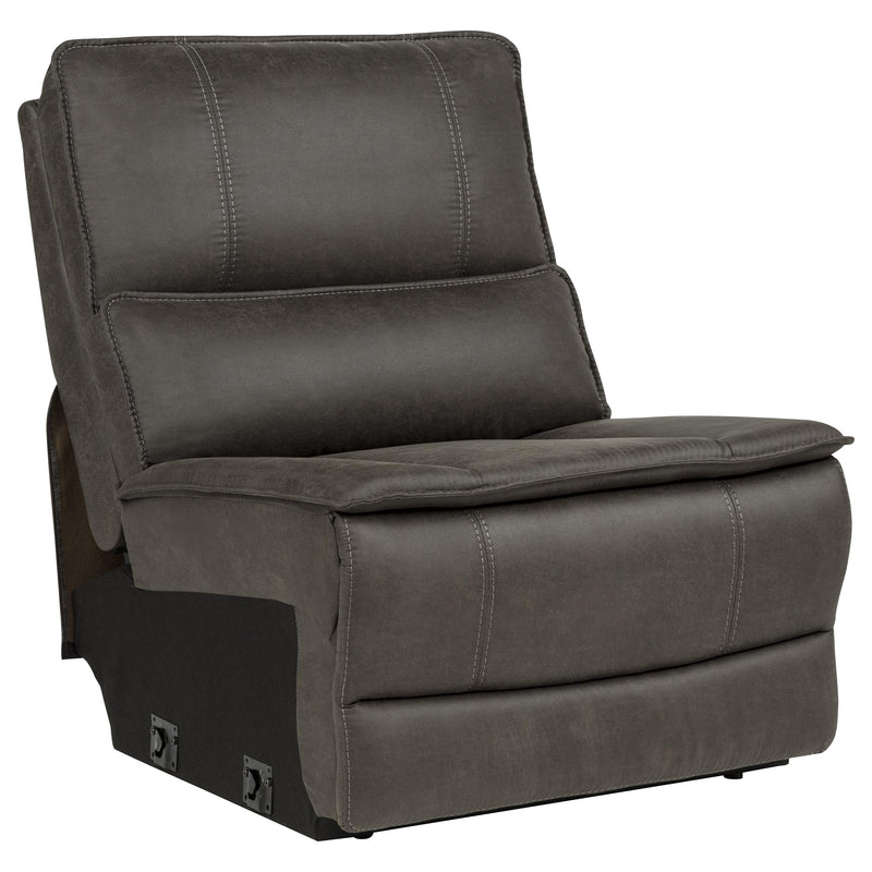 Marcell 3-Piece Transitional Power Reclining Sofa with USB Charging Grey