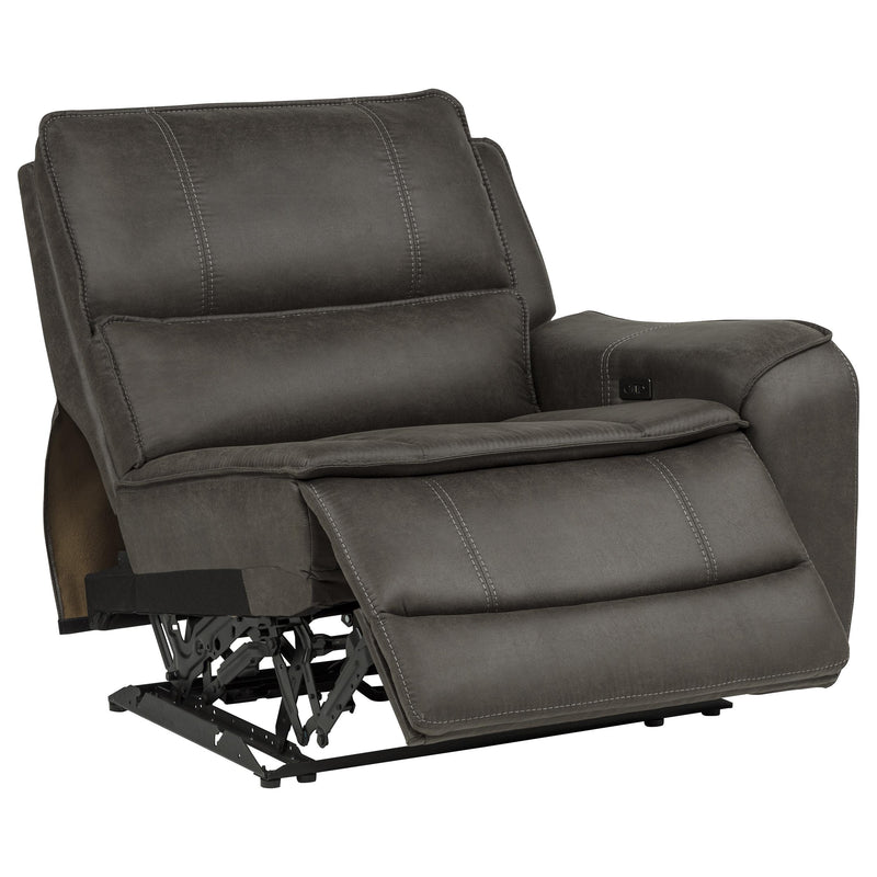 Marcell 3-Piece Power Reclining Loveseat with Charging Console Grey
